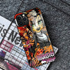 M-MonsterS Cartoon H-HighS Phone Case for iPhone 15 14 Pro 11 13 12 Mini XS XR Max 8 7 6 Plus SE 2020 Glass Design Cove