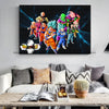 Dragon Ball Anime Character Goku Poster Canvas Painting Suitable for Fashion Home Room Wall Decor Mural Christmas Children Gift