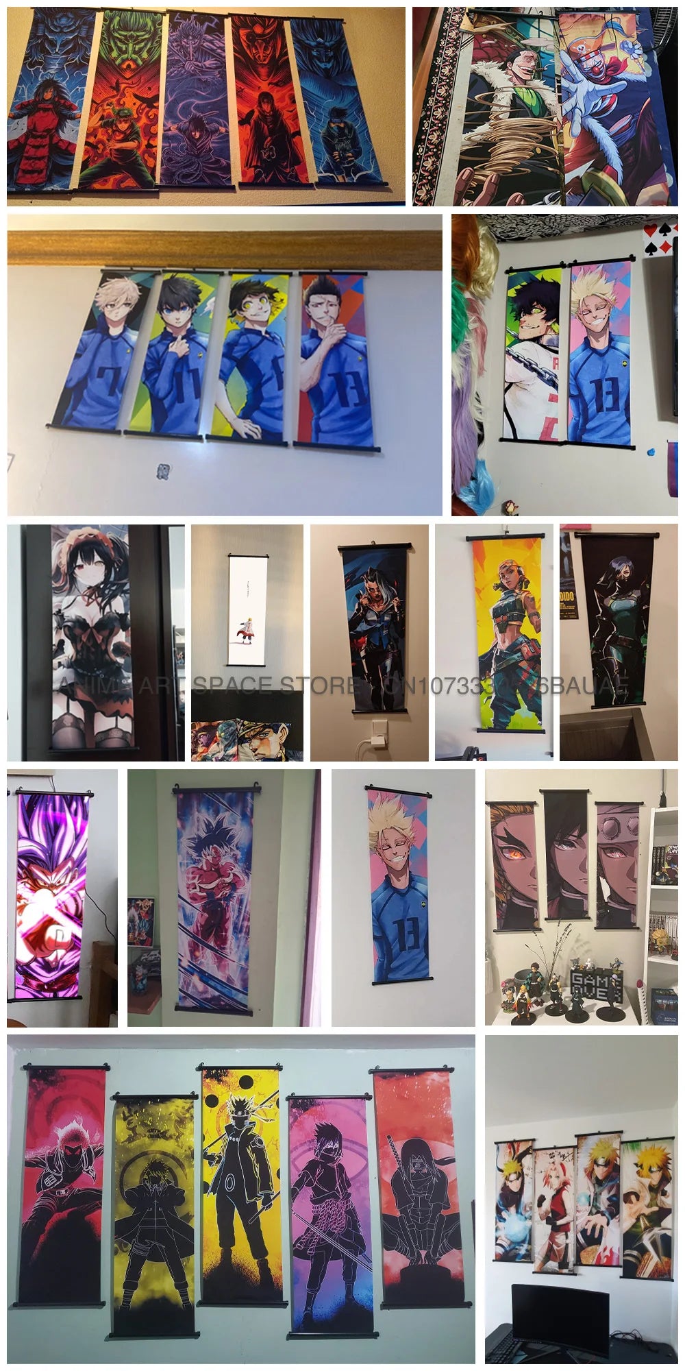 Demon Slayer Hanging Painting Canvas Wall Art HD Prints Anime Poster Home Decoration Kochou Shinobu Kid Bedroom Scrolls Picture