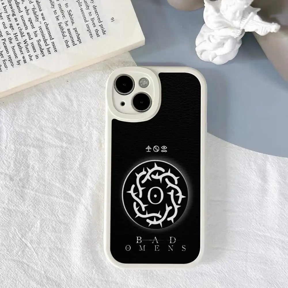 Music Bad Omens Design Phone Case For Iphone 15 14 13 Pro Max 12 11 Mini X Xr Xs 7 8 Puls Cover