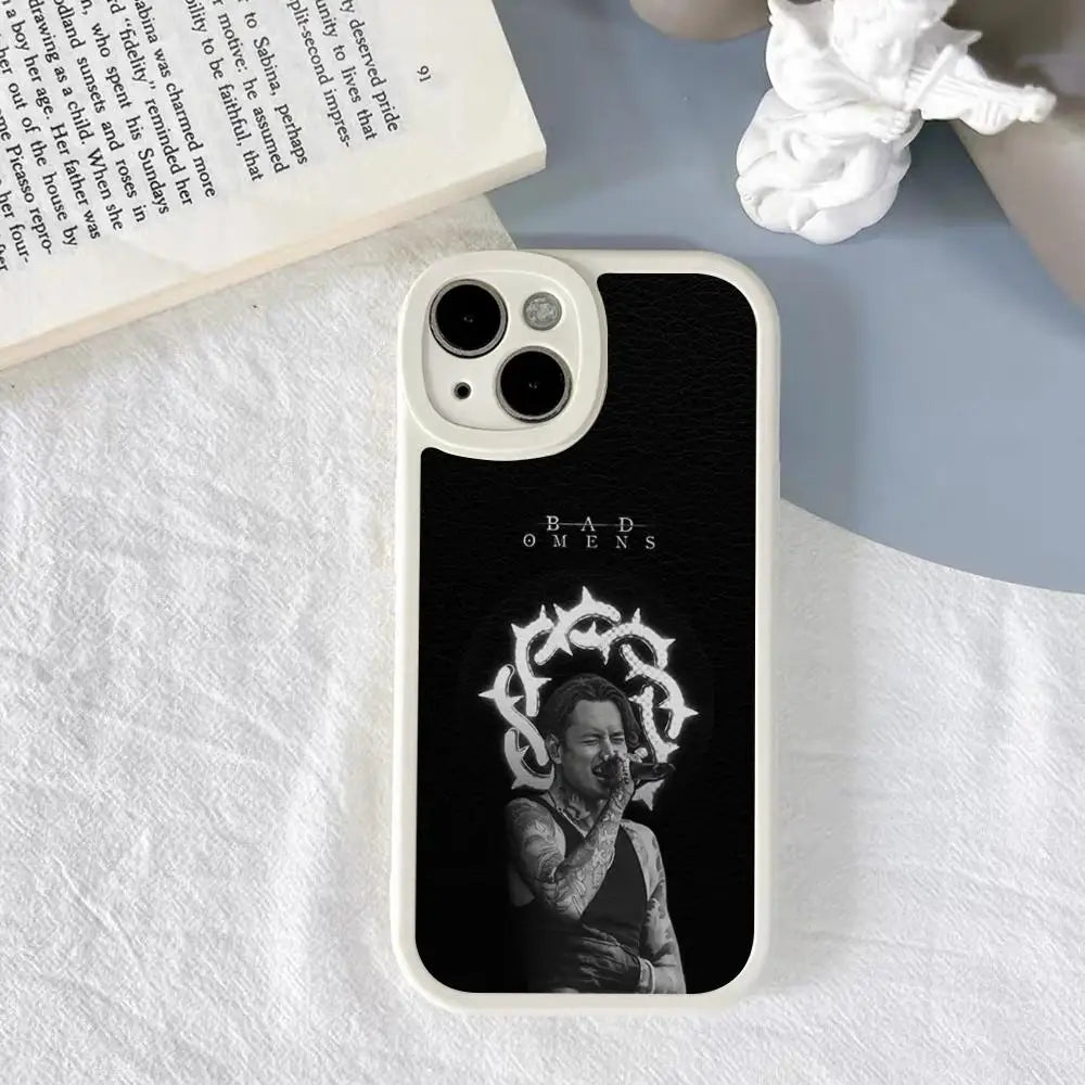 Music Bad Omens Design Phone Case For Iphone 15 14 13 Pro Max 12 11 Mini X Xr Xs 7 8 Puls Cover