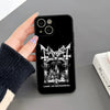 Mayhem Live In Leipzig Burzum Phone Case Fundas Design for iphone 15 14 Pro Max 13 Mini 11 12 Xr X Xs 6s 6 7 8 SE Plus Back Cover