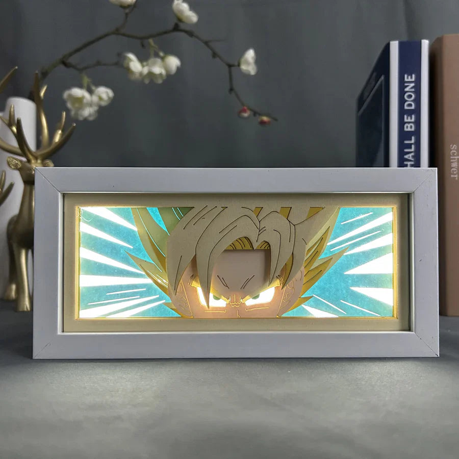 Goku SSJ V2 anime light lamp - MangaHub store