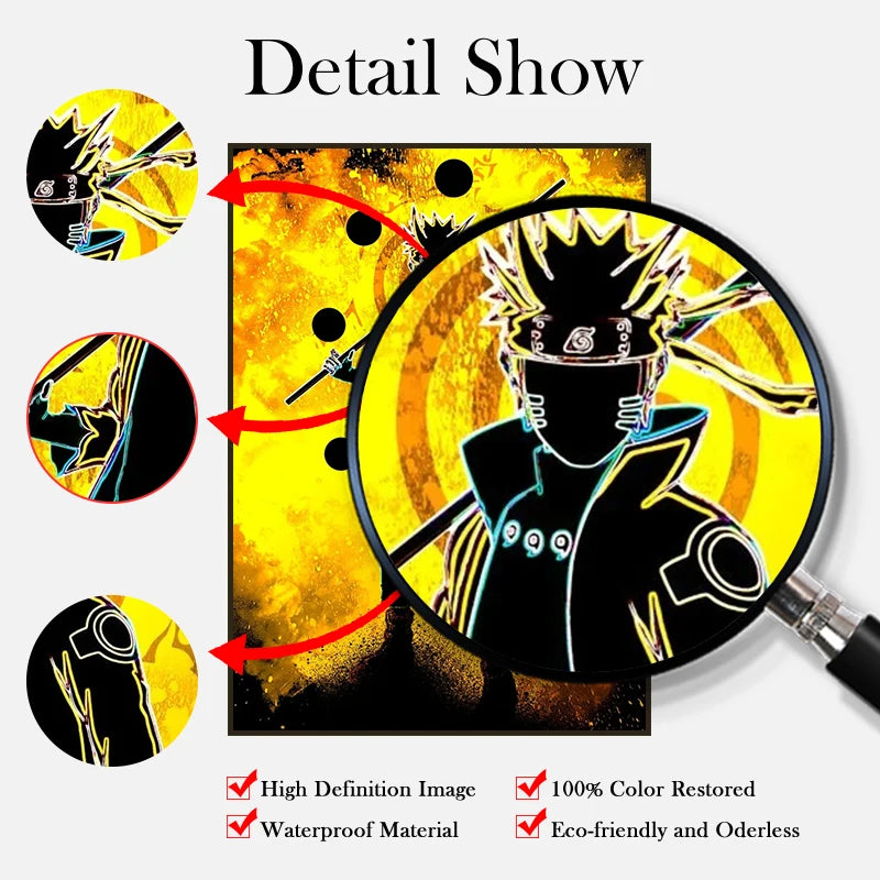 Demon Slayer Canvas Wall Art Tomioka Giyuu Print Painting Hanging Kochou Shinobu Scrolls Poster Home Decor Anime Modular Picture