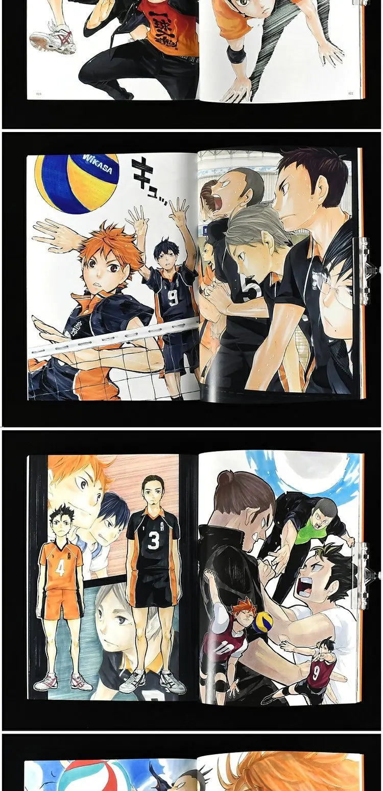 Japan Anime Haikyu!! Art Collection Cartoon Manga Book Japanese Edition Comic Official Formula Set Book Hinata Shoyo