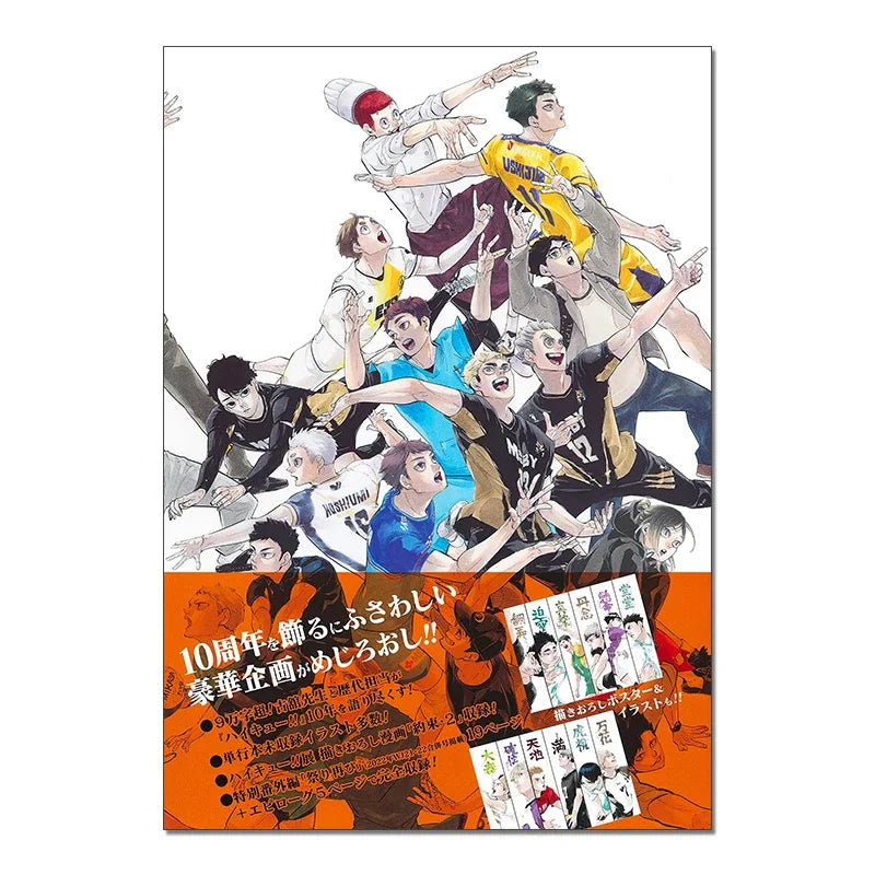 Japan Anime Haikyu!! Art Collection Cartoon Manga Book Japanese Edition Comic Official Formula Set Book Hinata Shoyo