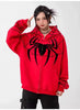 Gothic Y2k Anime Embroidery Zipper Spider Hoodies Men Sweatshirt Clothes Harajuku Oversize Hip Hop Long Sleeve Hoodie Men Women